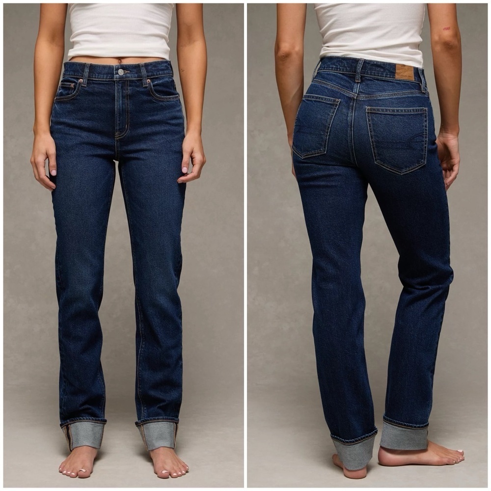AMERICAN EAGLE Super High-Rise
Straight Jean
